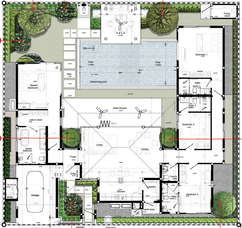 Роскошная вилла Botanica Villas Foresta D19